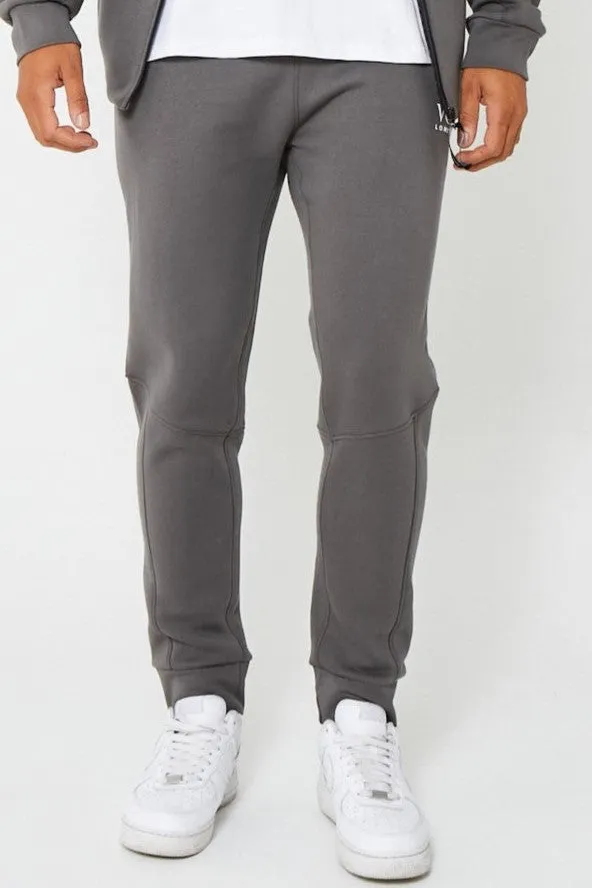 Guilford Fleece Cuffed Joggers - Dark Grey