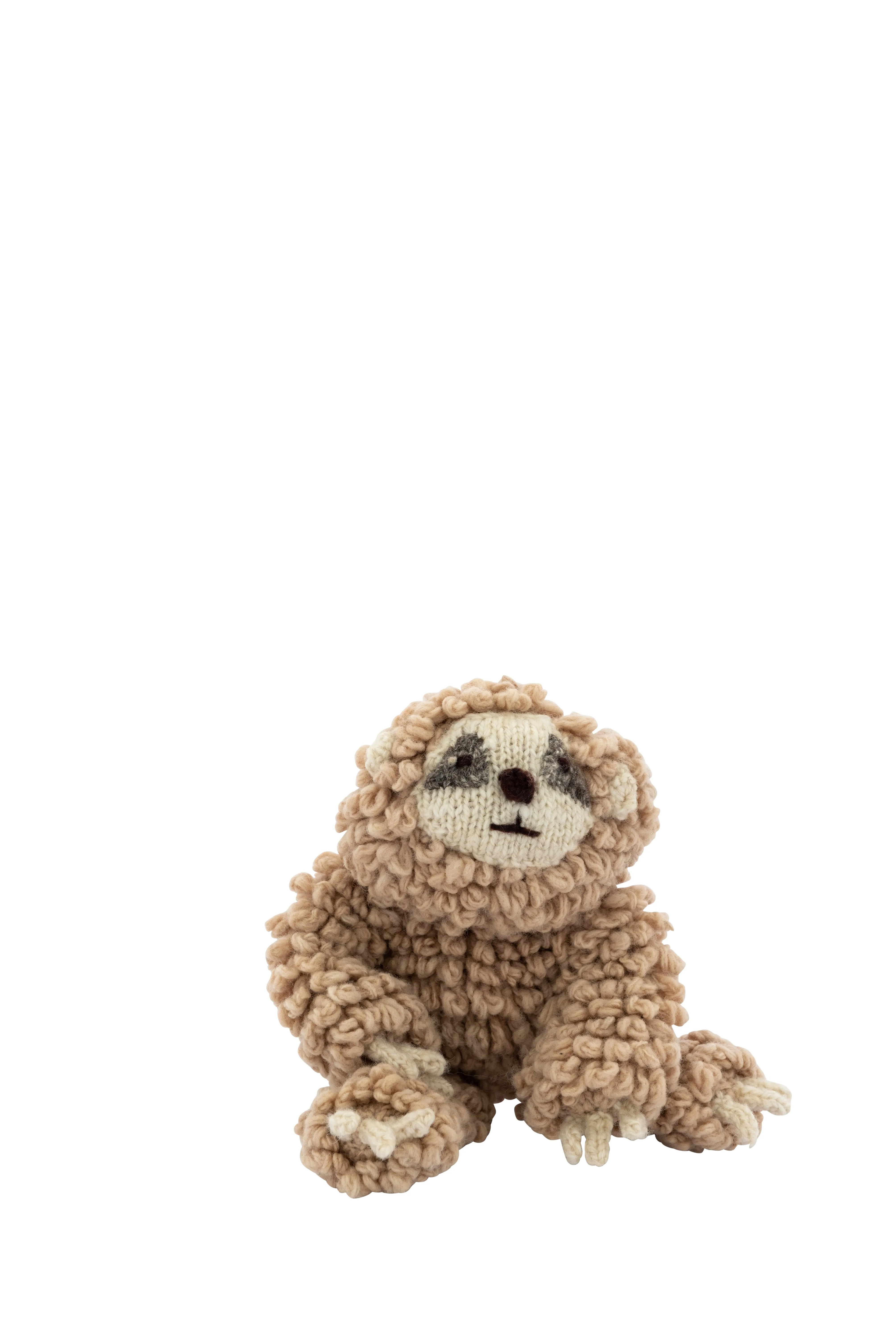 Hand Knitted Wool Sloth