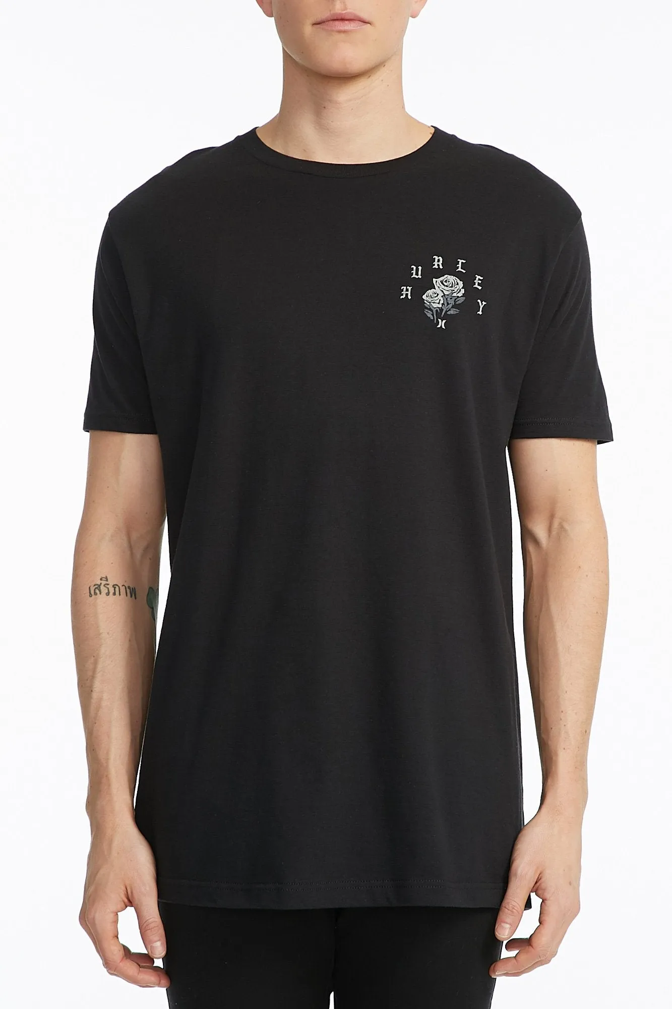 Hurley Guys Grey Rose Fall Tee