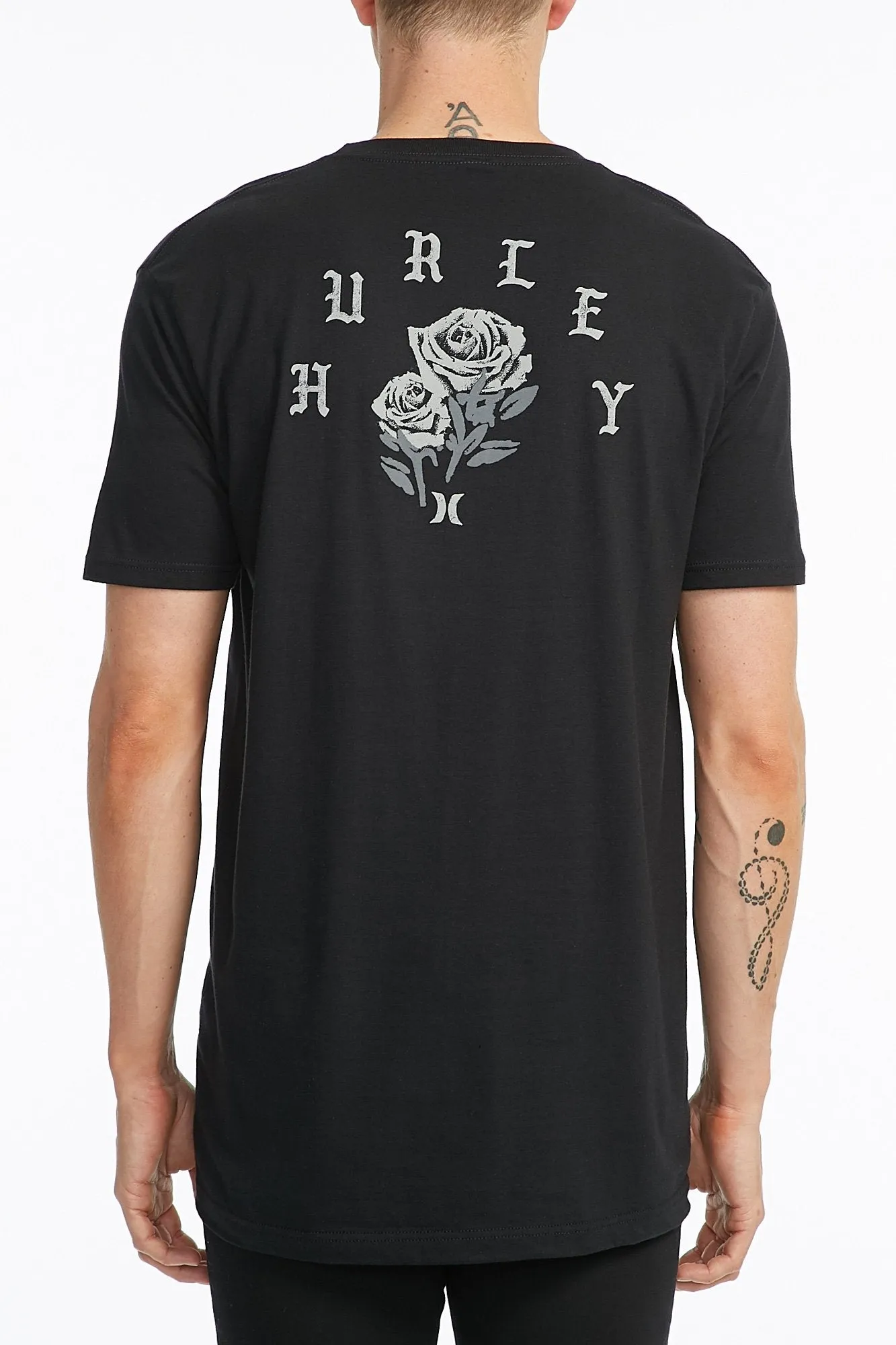 Hurley Guys Grey Rose Fall Tee