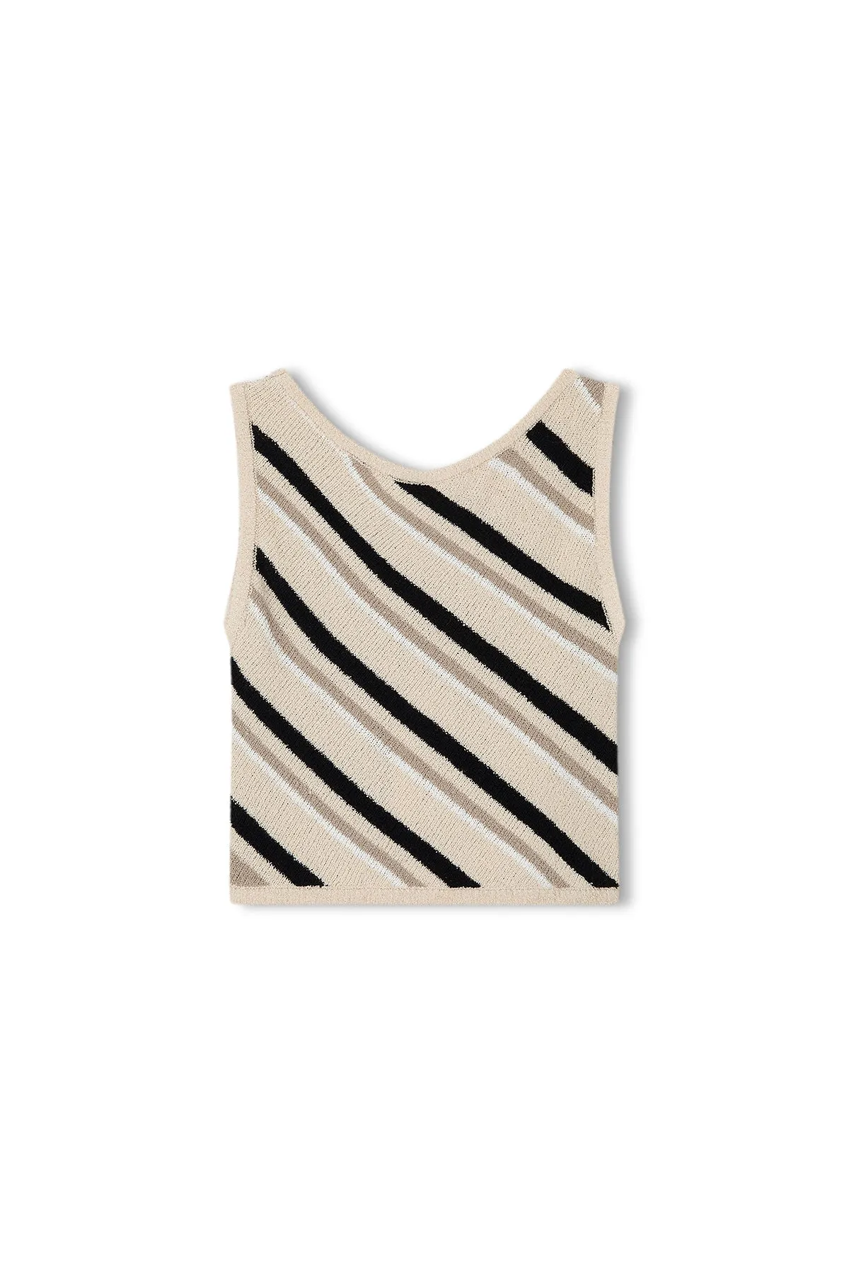 Husk Stripe Knit Top