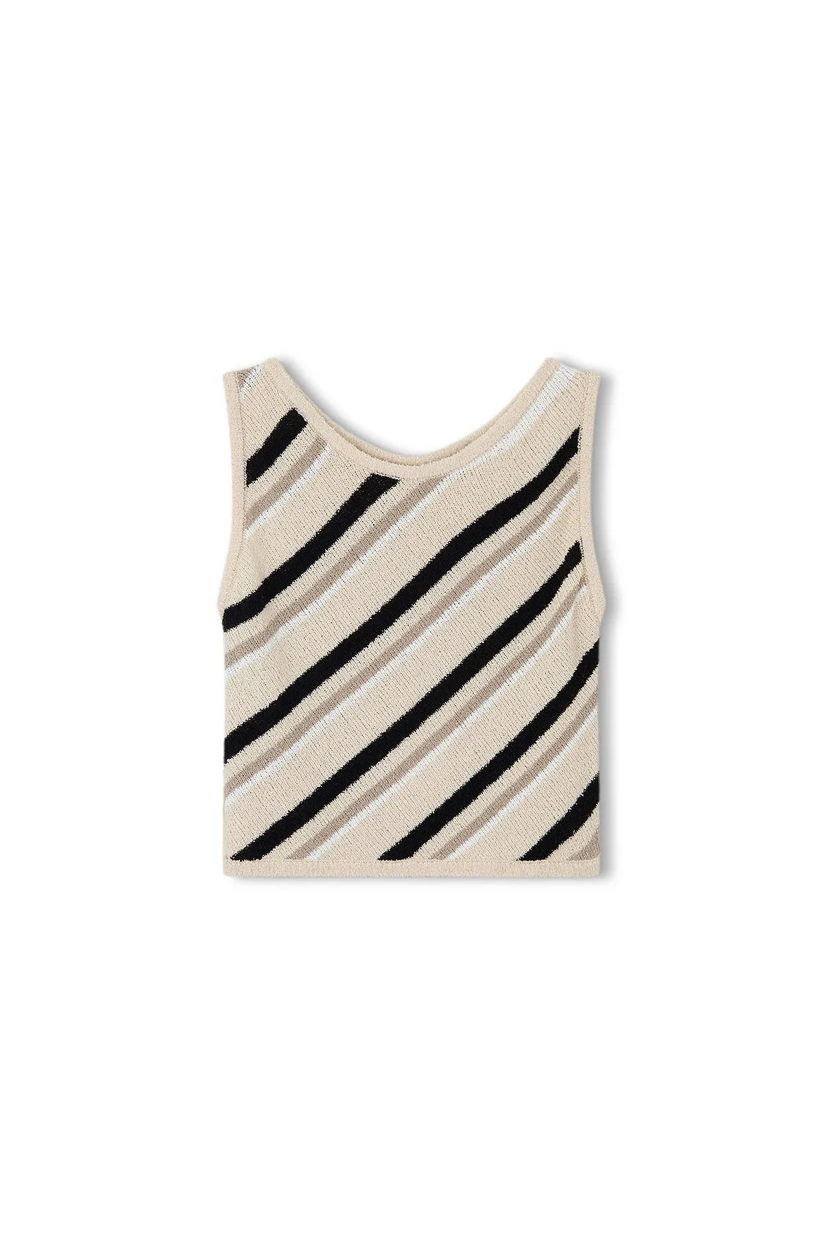 Husk Stripe Knit Top