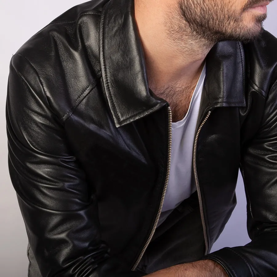 Joey - Classic leather jacket