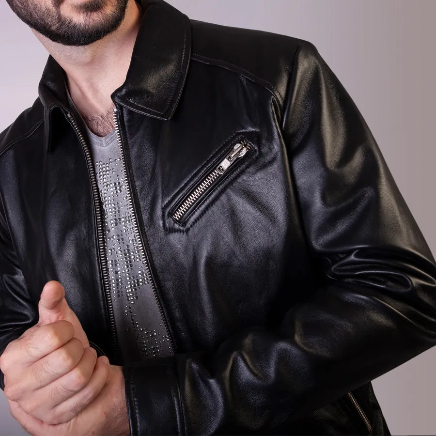 Joey - Classic leather jacket