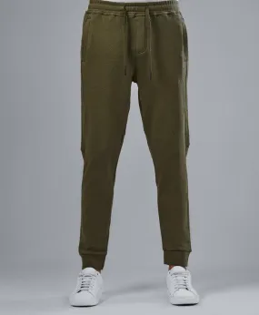 JOGGER WAIST SWEATPANTS  - OLIVE