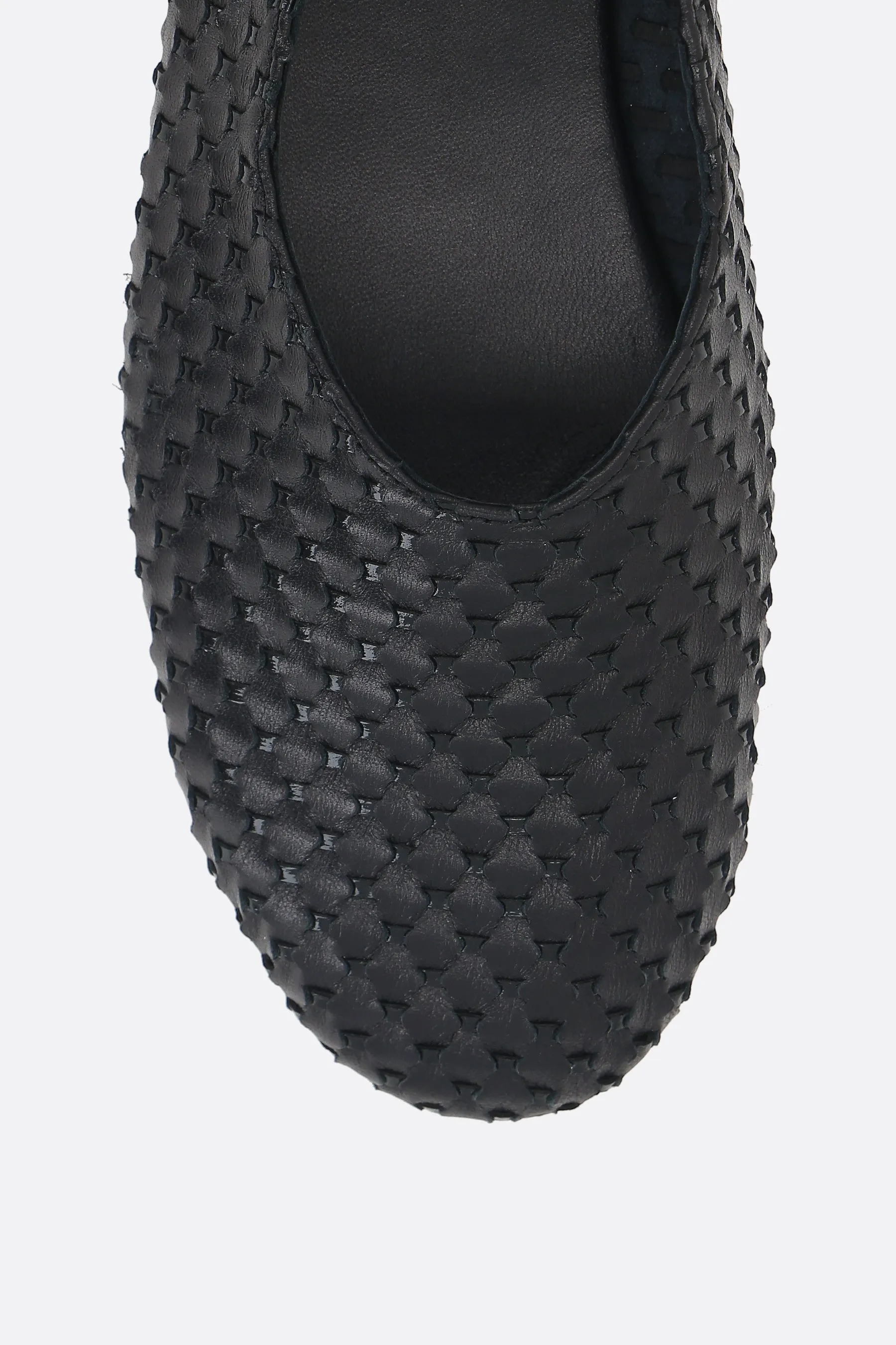 Juliol woven leather ballerinas