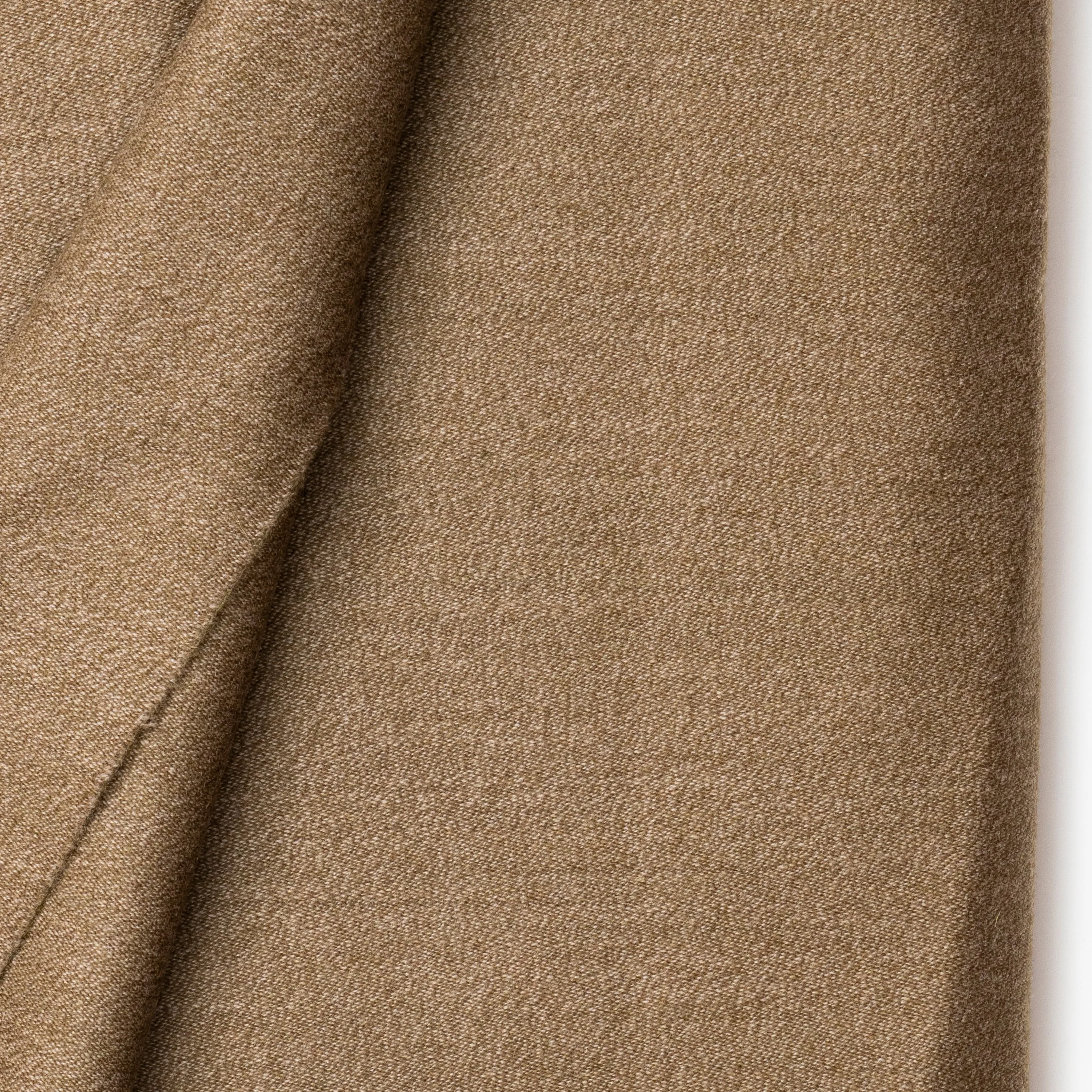 Khaki Wool Twill