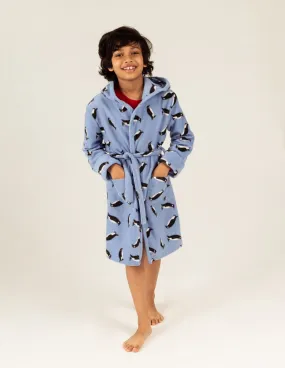 Kids Hooded Fleece Animal Robe