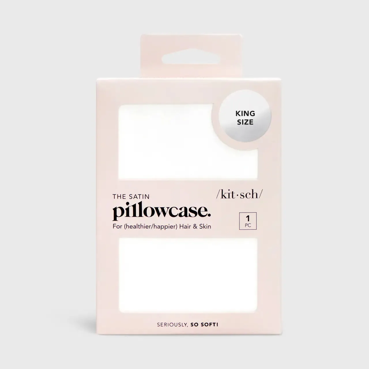 Kitsch | King Satin Pillowcase - Ivory