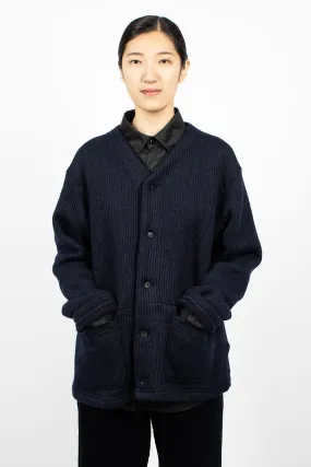 Knit Cardigan Navy