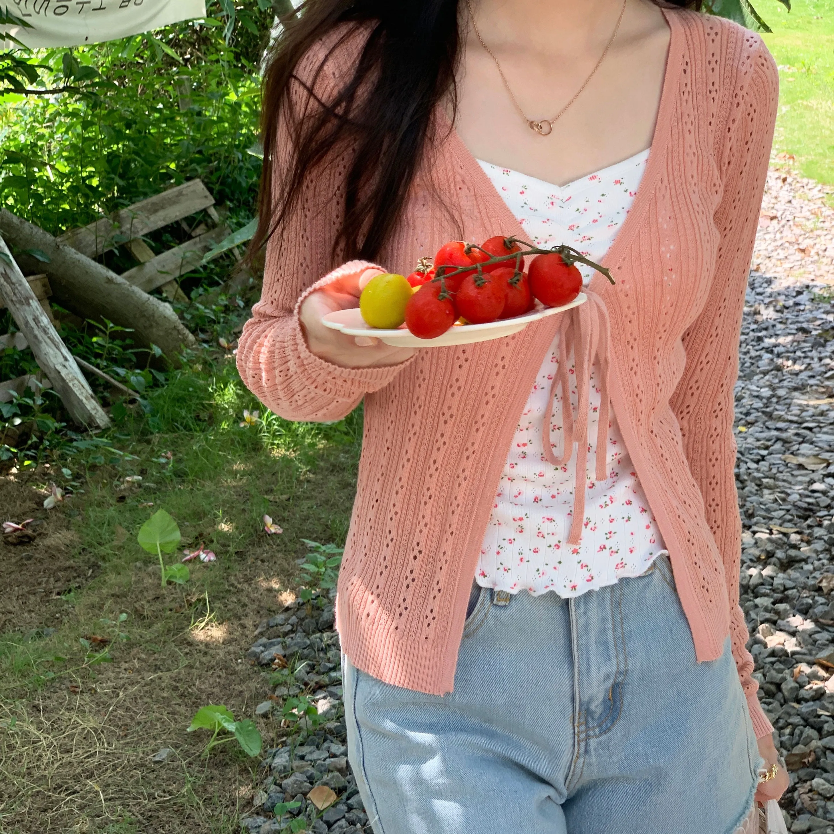 Knit Tied Cardigan