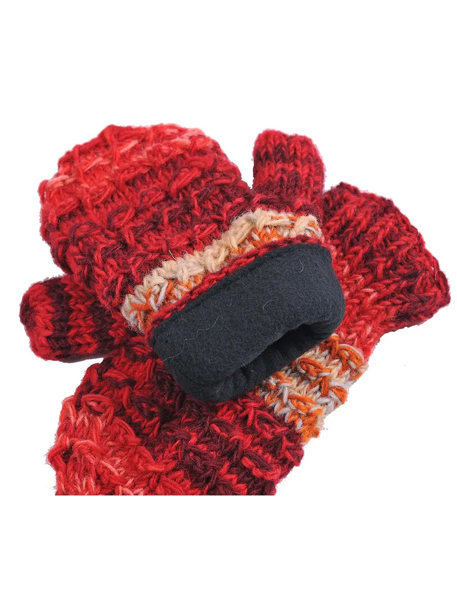 Knit Wool Mittens