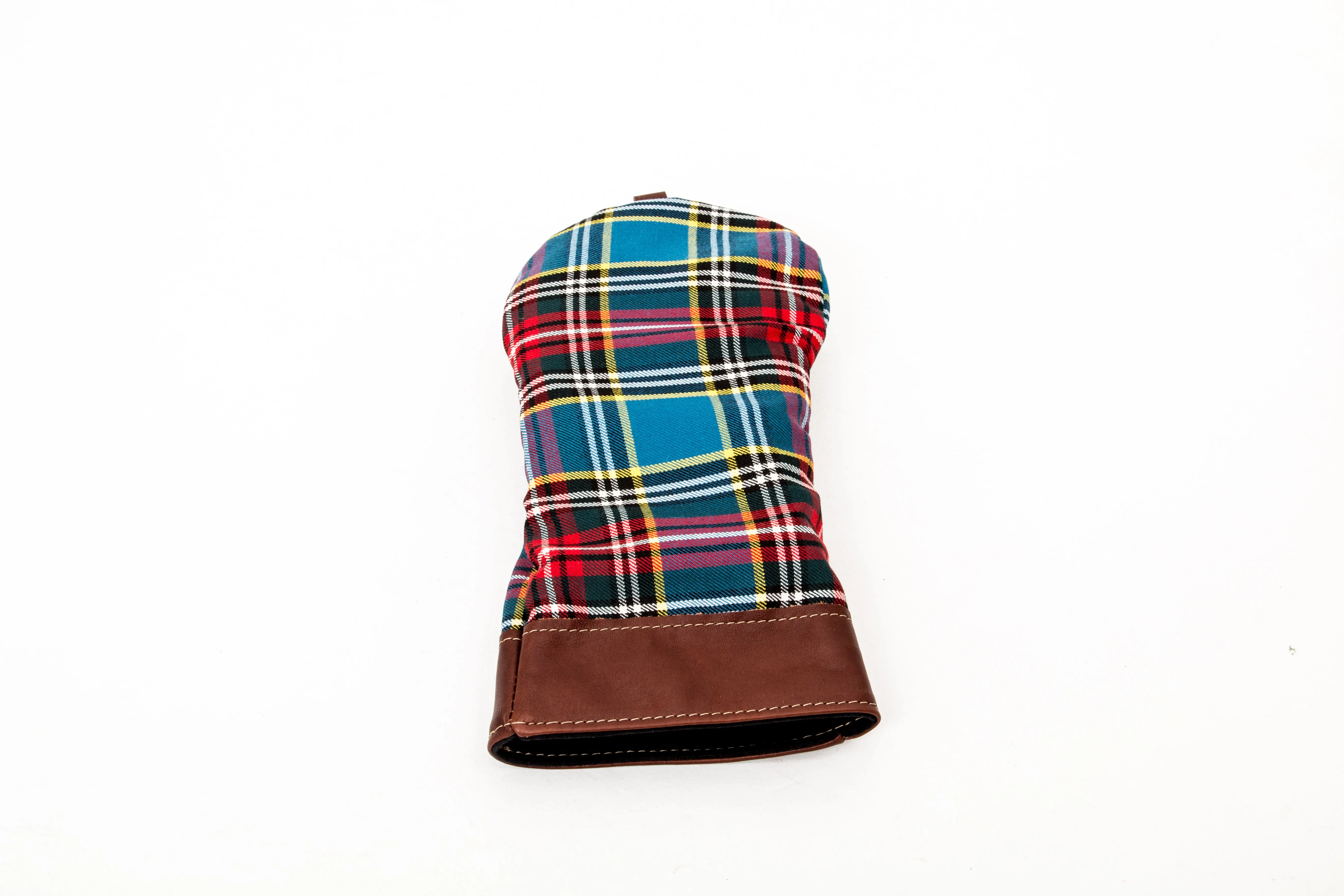 Leather & Wool Tartan Head Cover