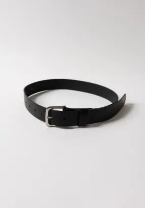 Leather Belt in Black