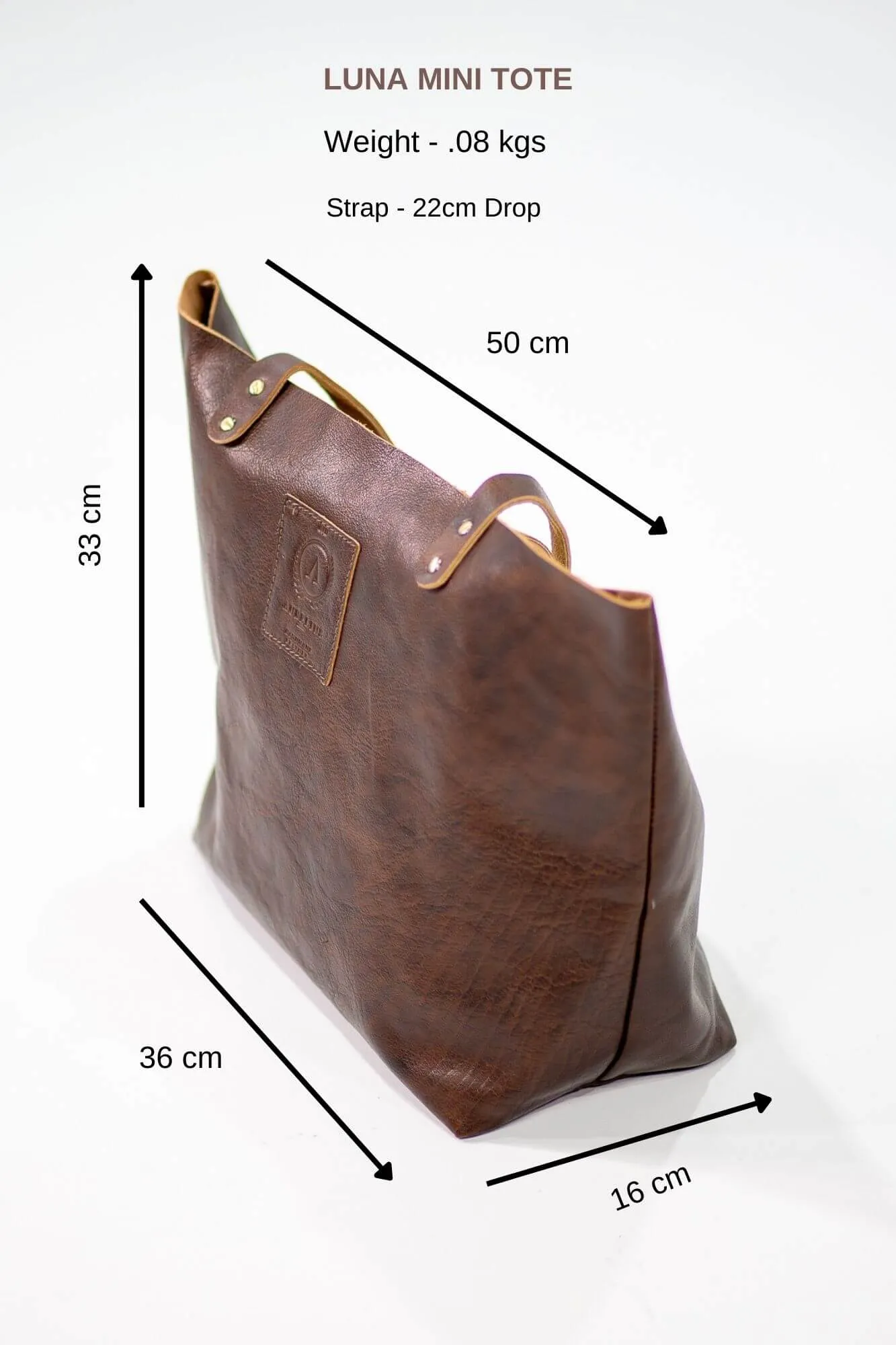 Luna Leather Tote Mini