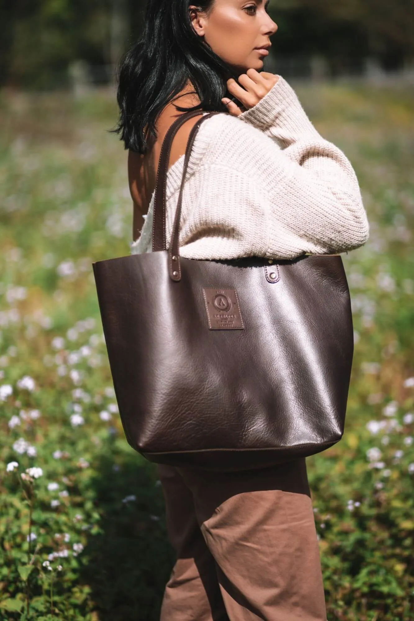 Luna Leather Tote Mini