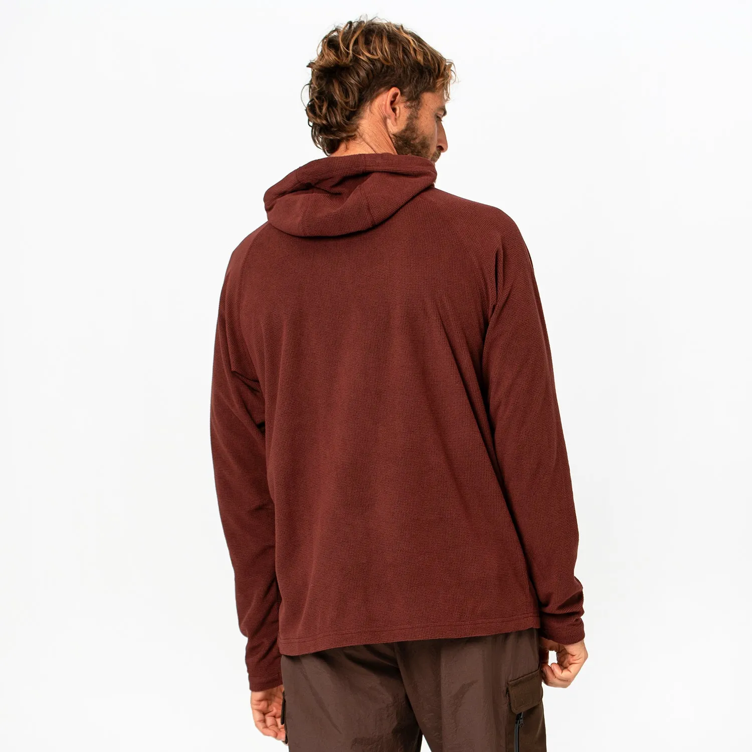 Mens Air-Grid Fleece Russet