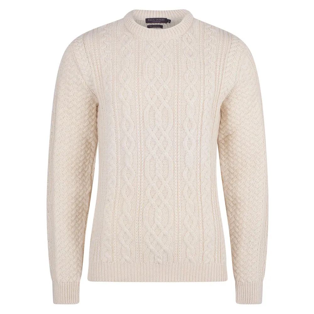 Mens Thorpe British Wool Cable Jumper