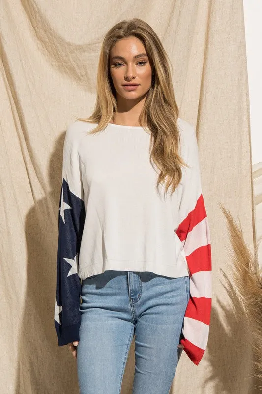 ‘Merica Knit Top