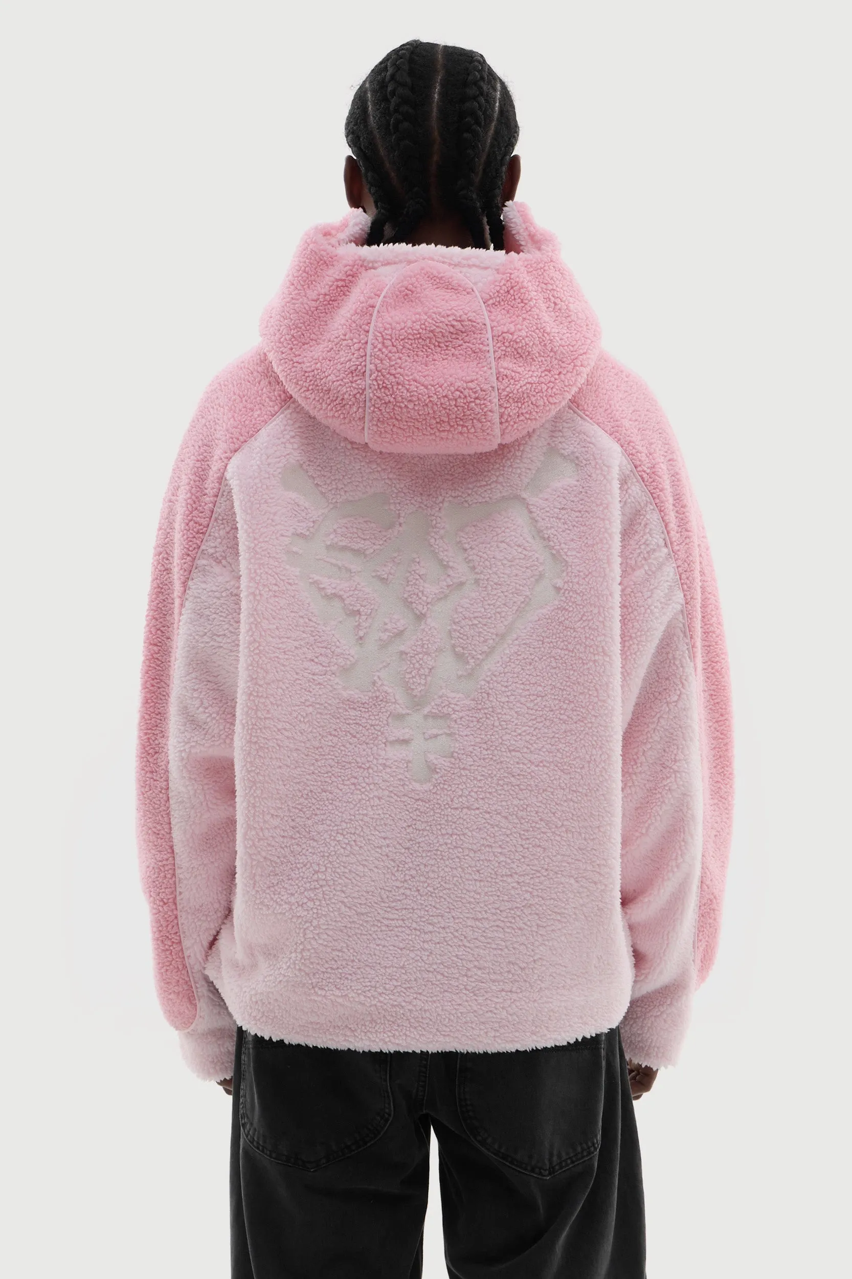 MULTIFACED FLEECE PINK