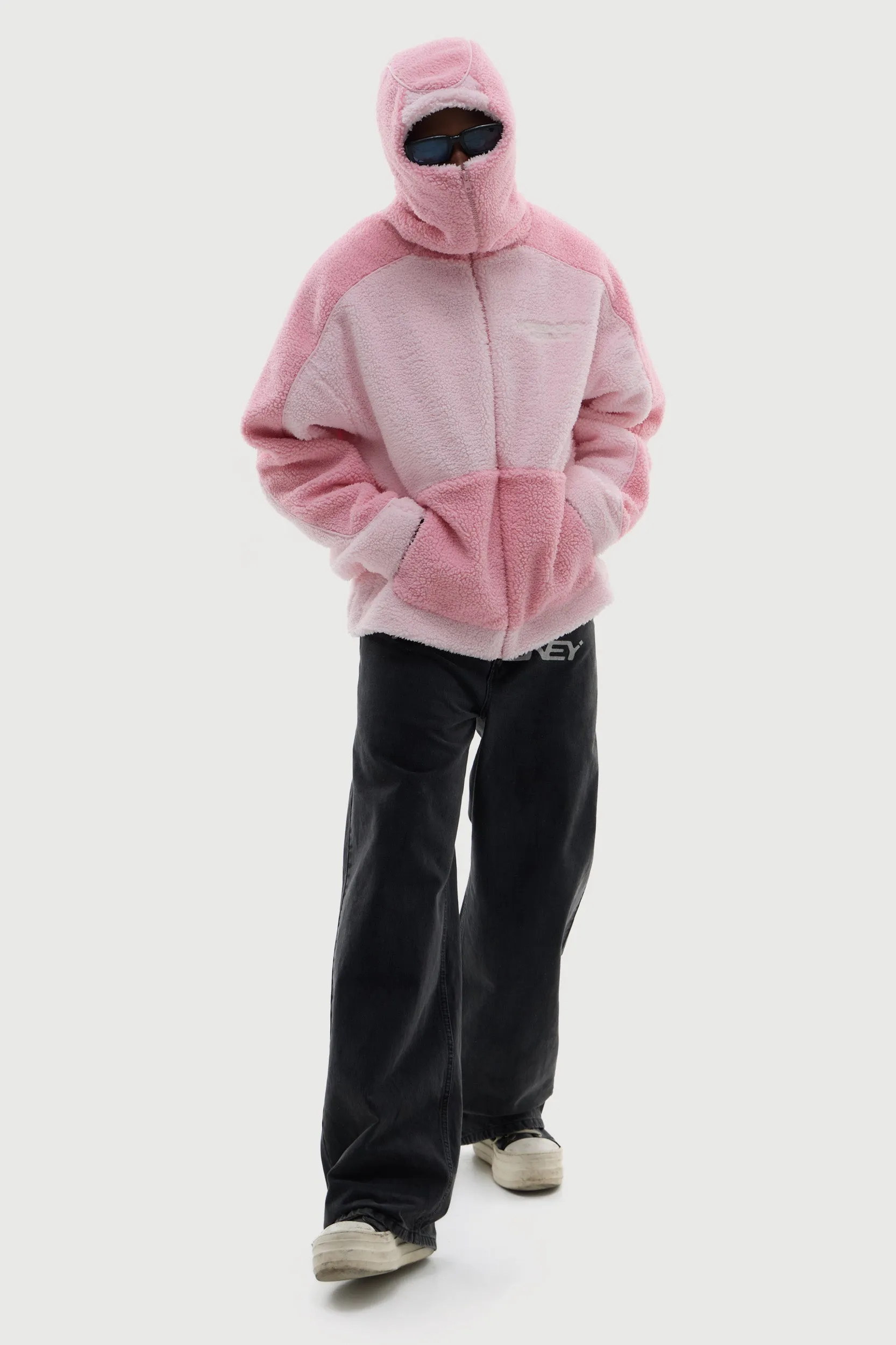 MULTIFACED FLEECE PINK