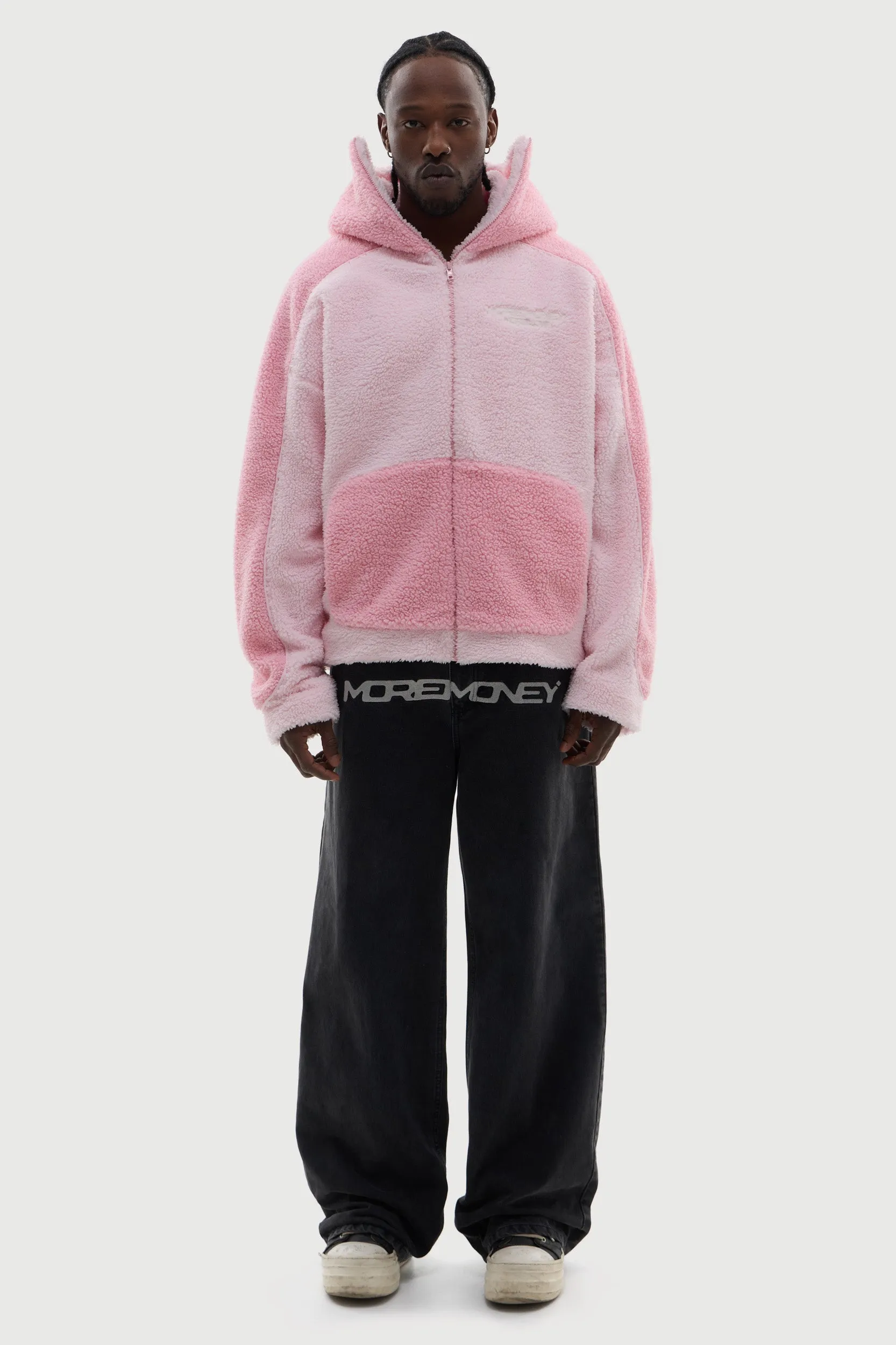 MULTIFACED FLEECE PINK