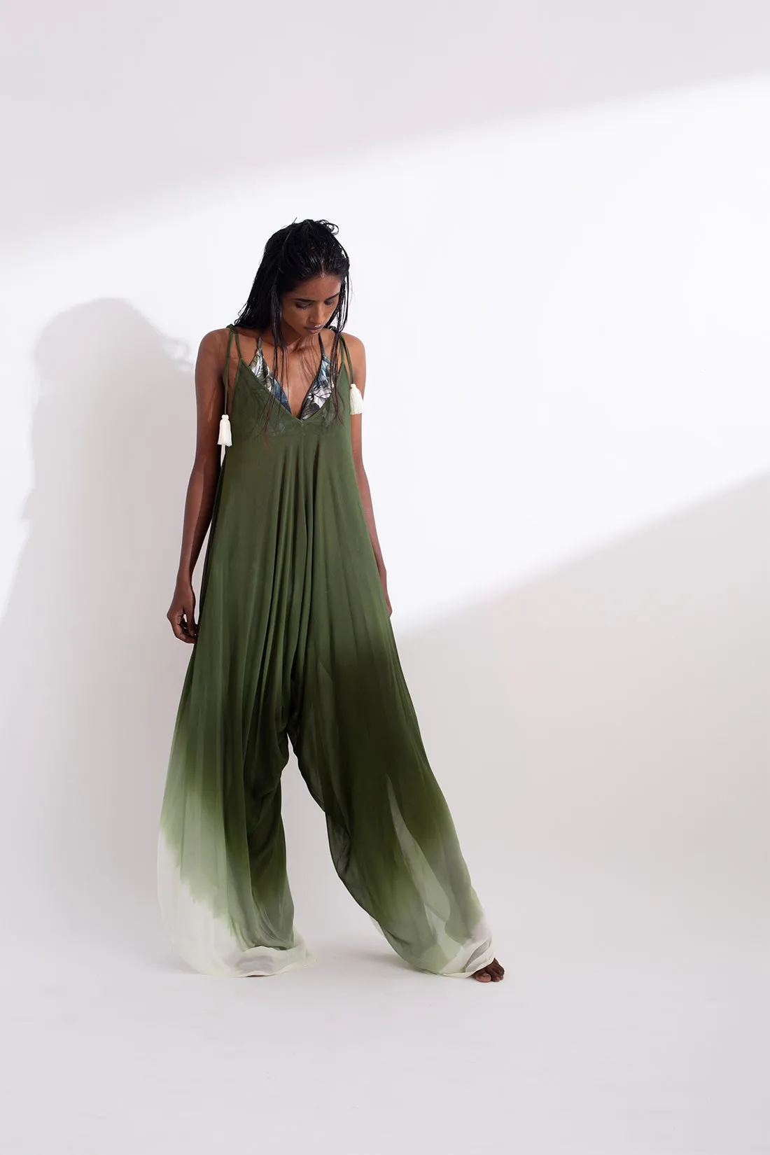 Olive Ombre Jumpsuit