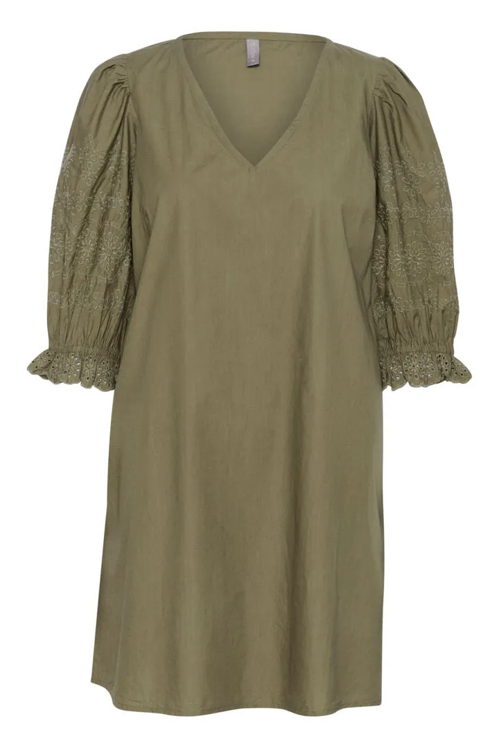 Olive VNeck Tunic Dress