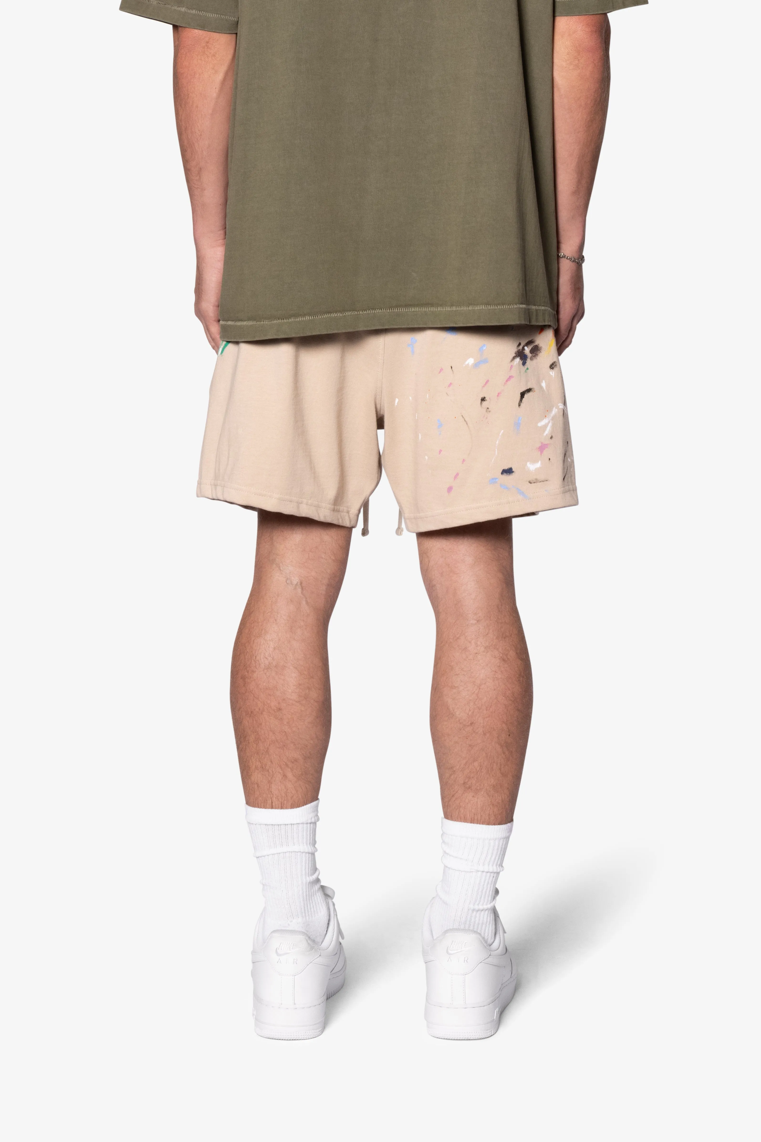 Painter Fleece Shorts - Off White