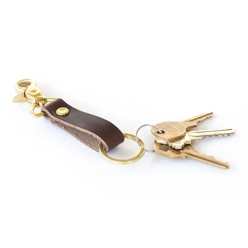 Personalized Leather Keychain