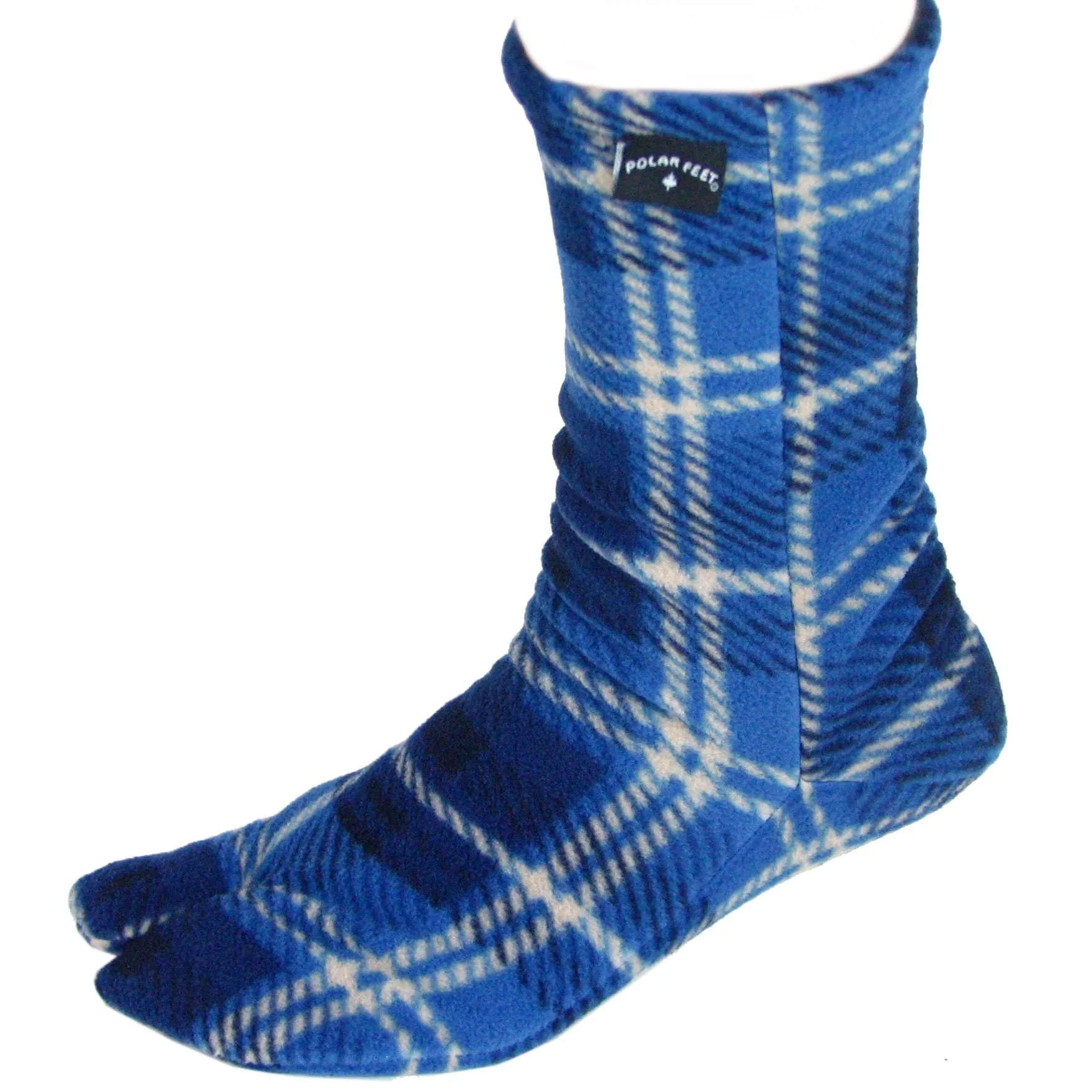 Polar Feet Fleece Tabi Socks - Flannel