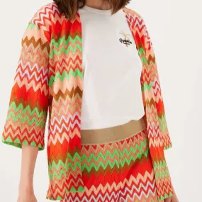 Retro Multicoloured Cardigan