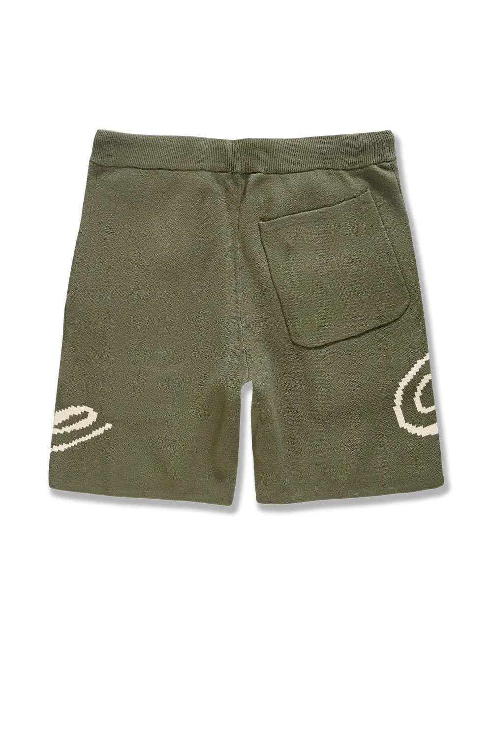 Retro - Paradise Knit Shorts (Olive)