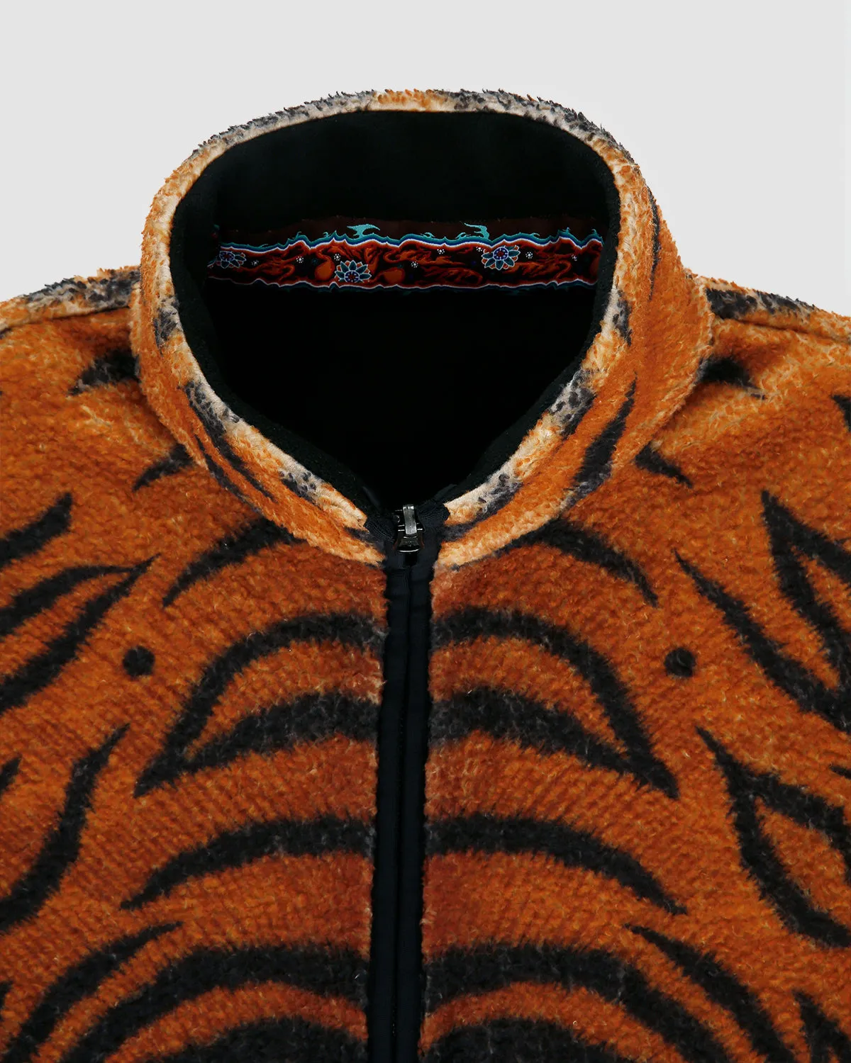 Reversible Tiger Cub Fleece Zip-Up