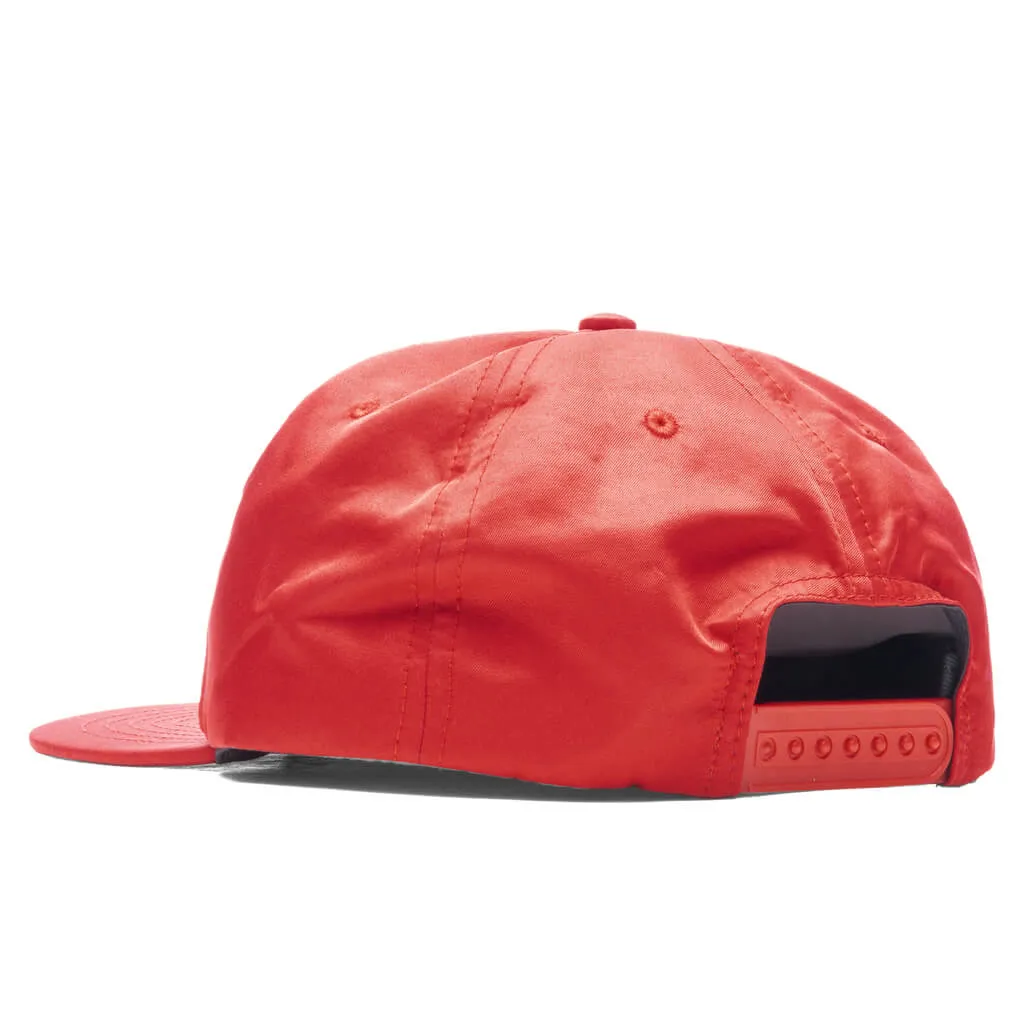 Satin Logo Hat - Red