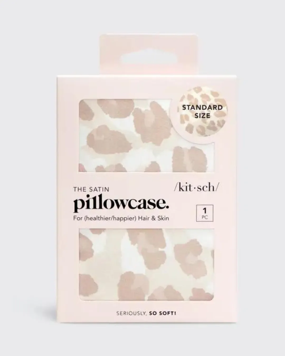 Satin Pillowcase in Leopard