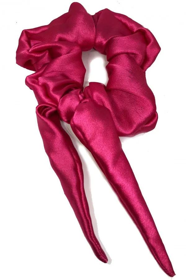 Satin Scrunchie- Burnt Orange