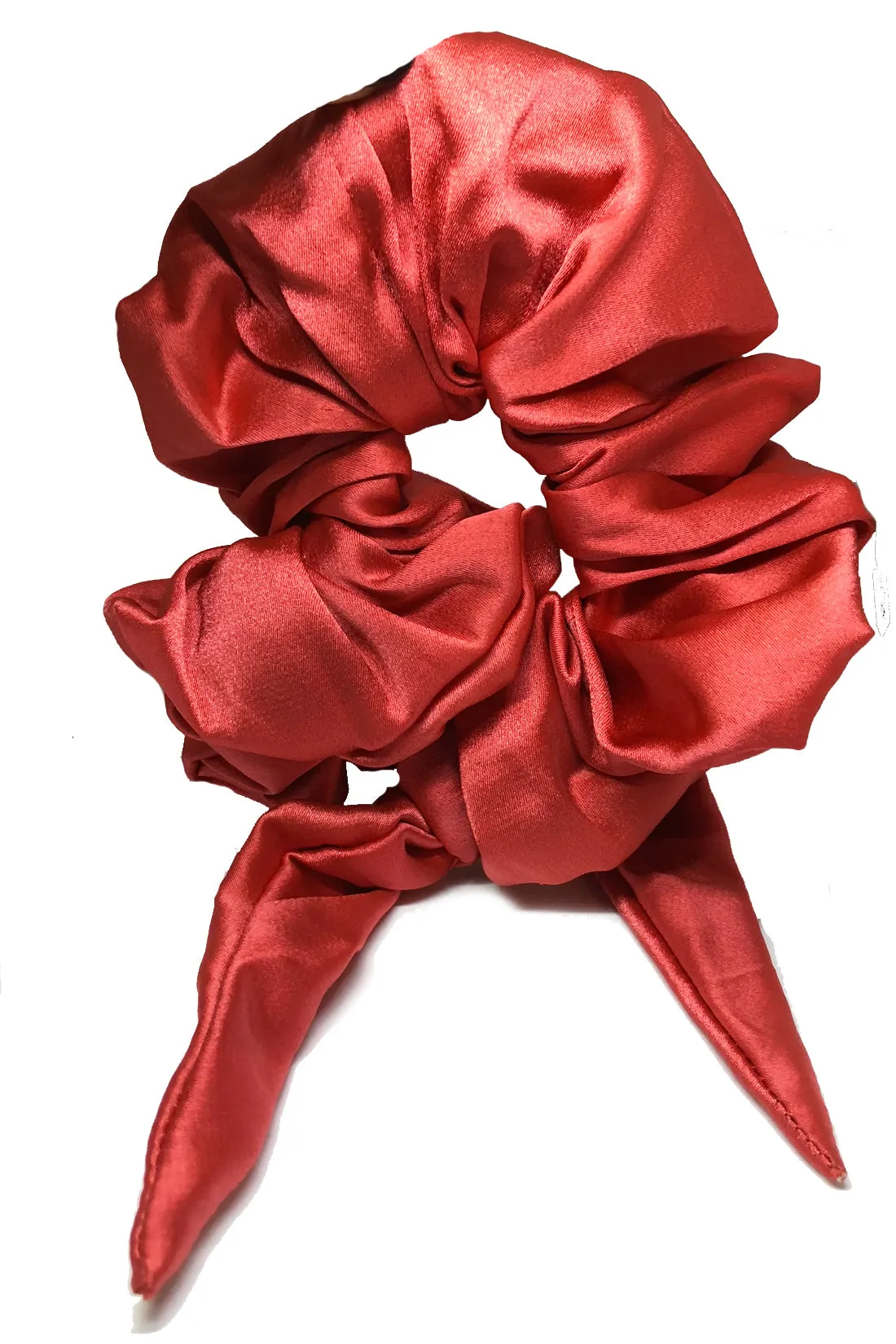 Satin Scrunchie- Burnt Orange