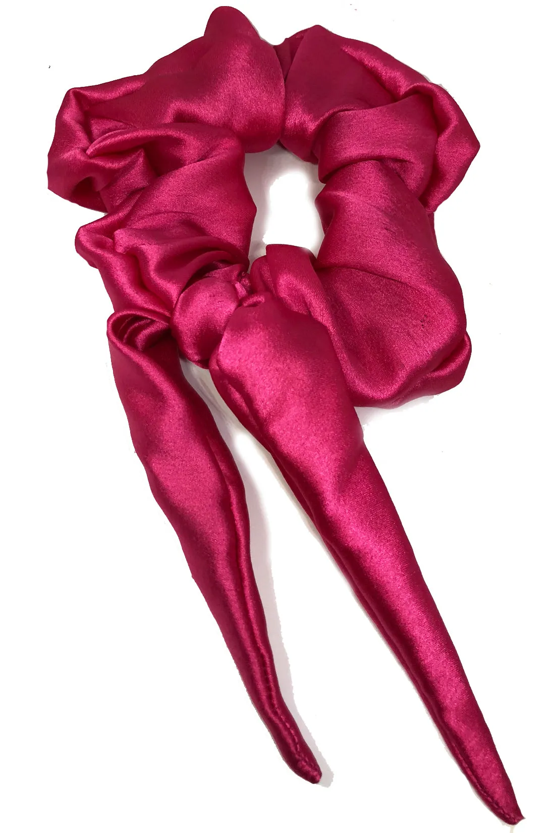 Satin Scrunchie- Magenta