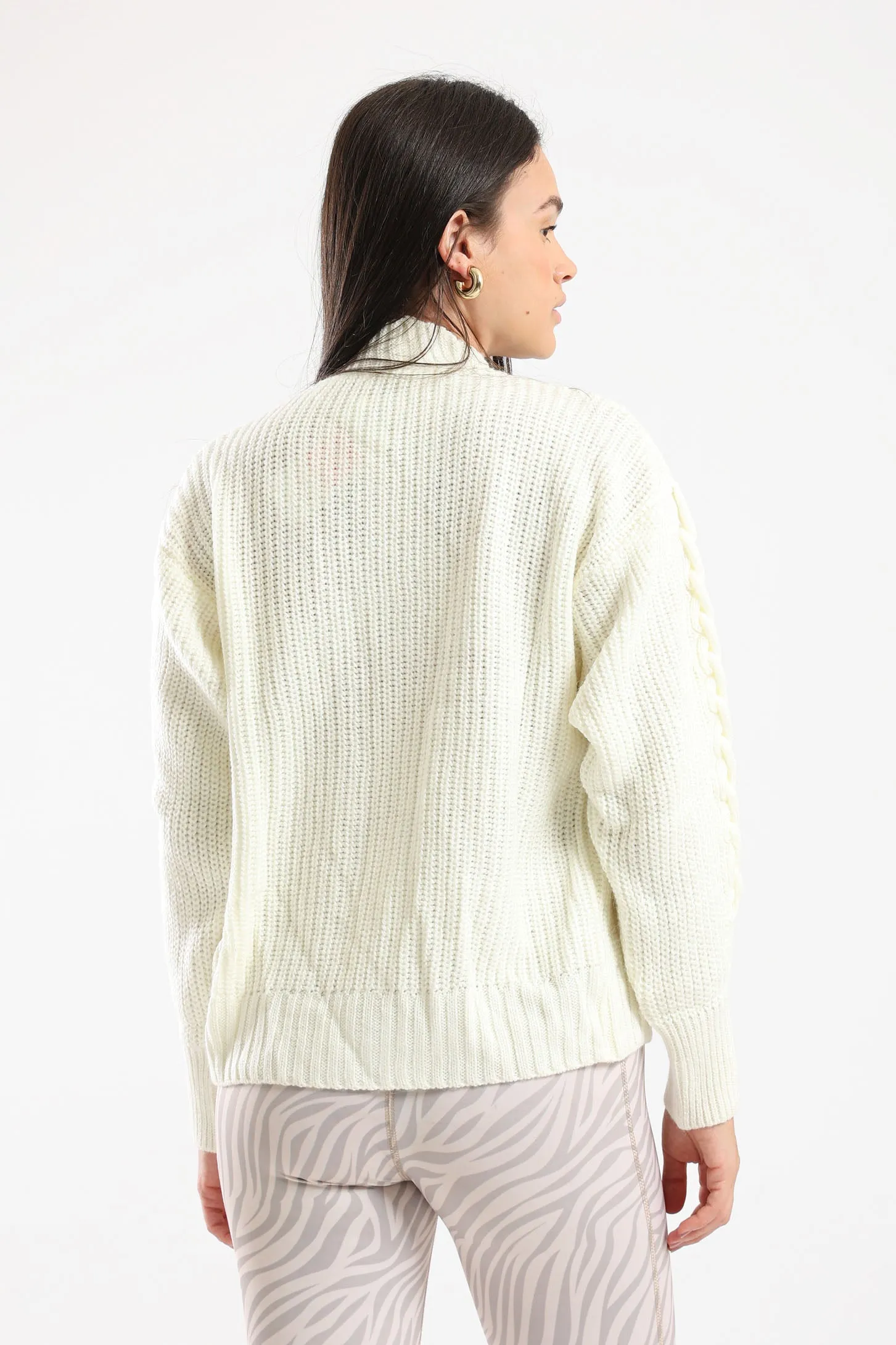 SNUGGLE KNIT CARDIGAN - IVORY