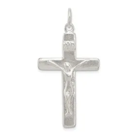 SS Satin Finish Solid Crucifix