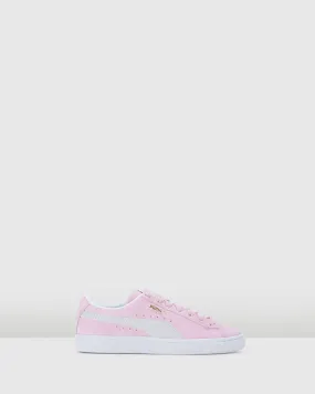 Suede Classic XXI Grade School Pink Lady/White