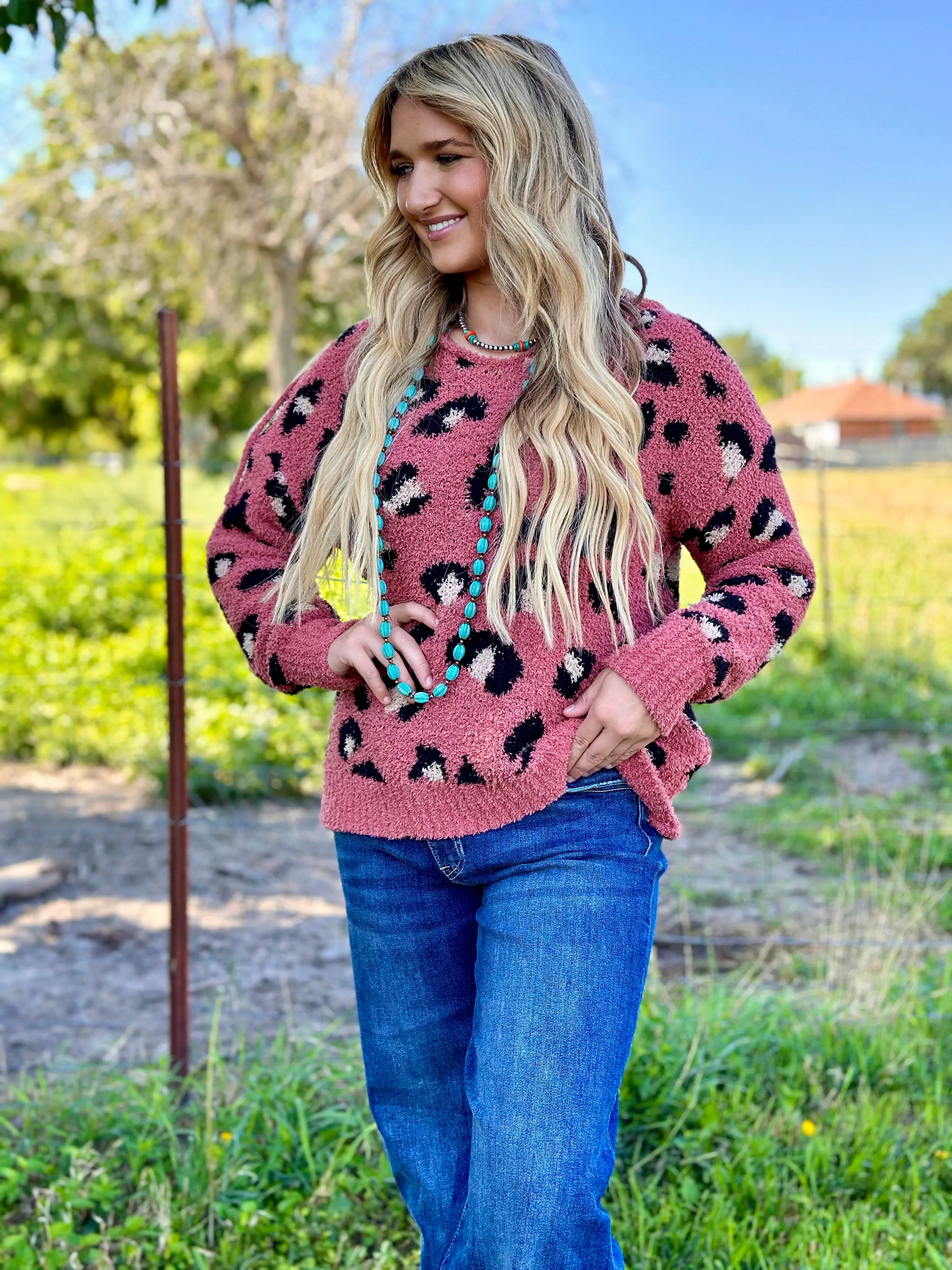 The Back To School Fall Leopard Sweater