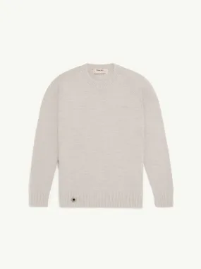 The Crewneck - Wool White