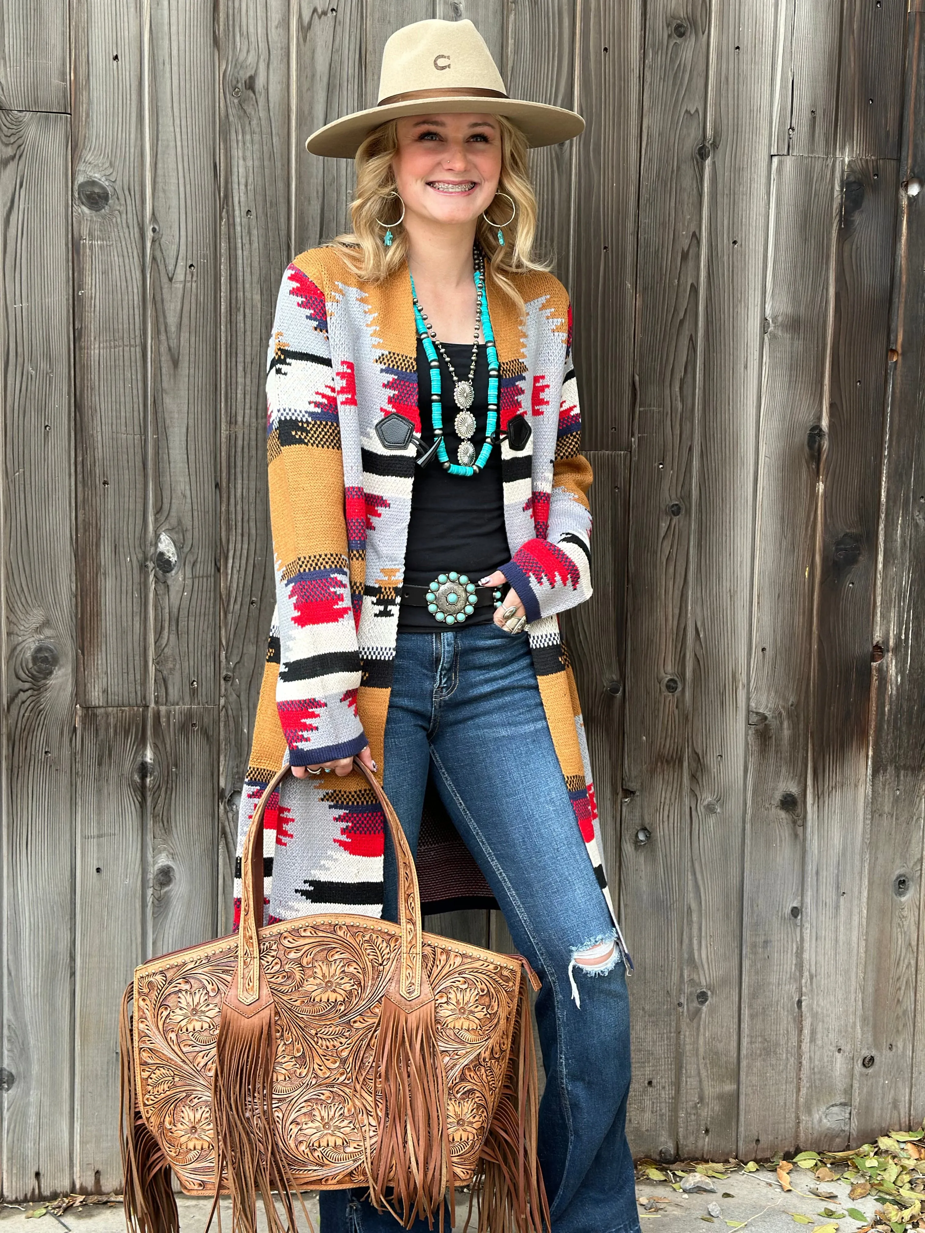 The Fall On The Tejas Aztec Cardigan 2.3