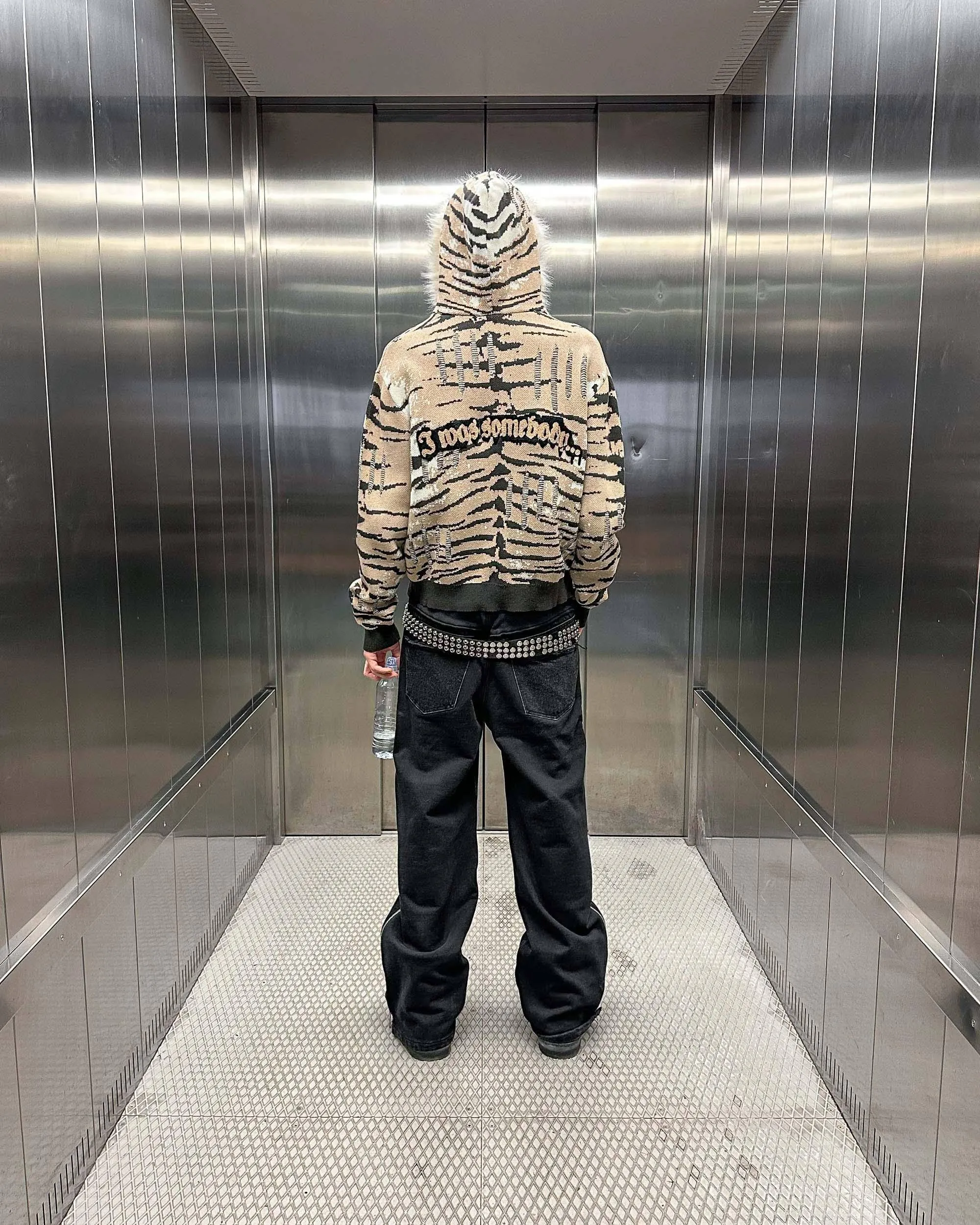 Knitted Tiger Hoodie - Enhance Your Style