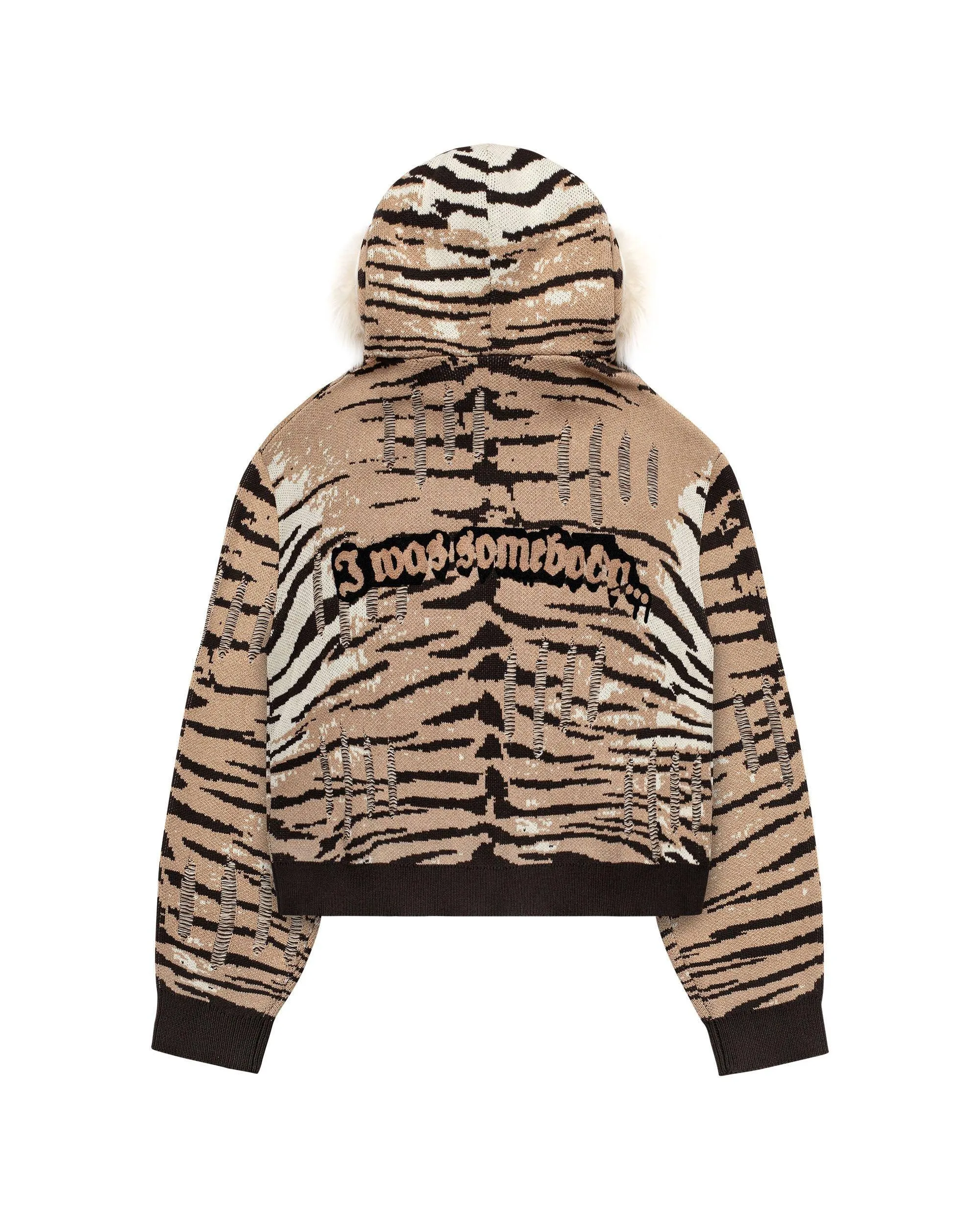 Knitted Tiger Hoodie - Enhance Your Style