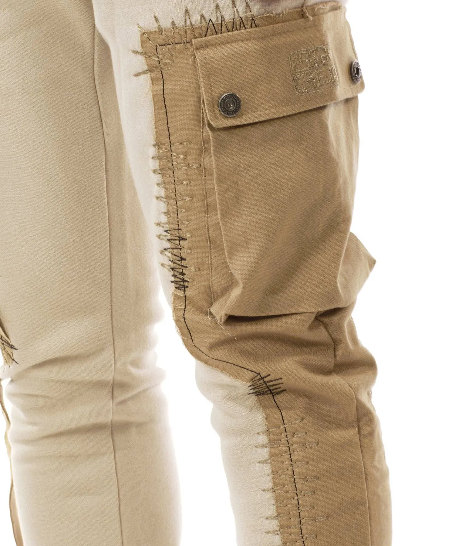 Utility Fashion Fleece Joggers - Light Khaki