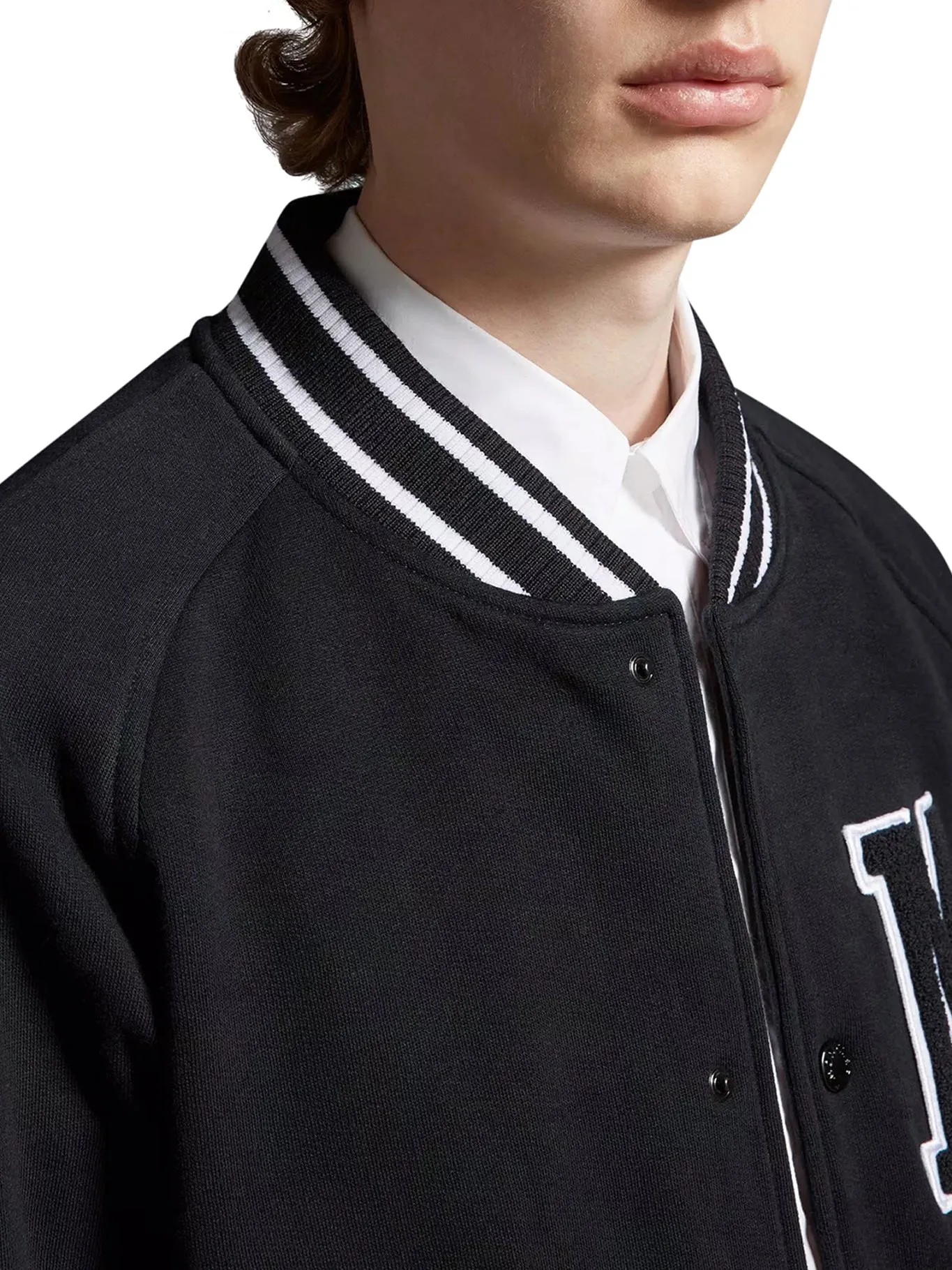 Varsity-style cardigan