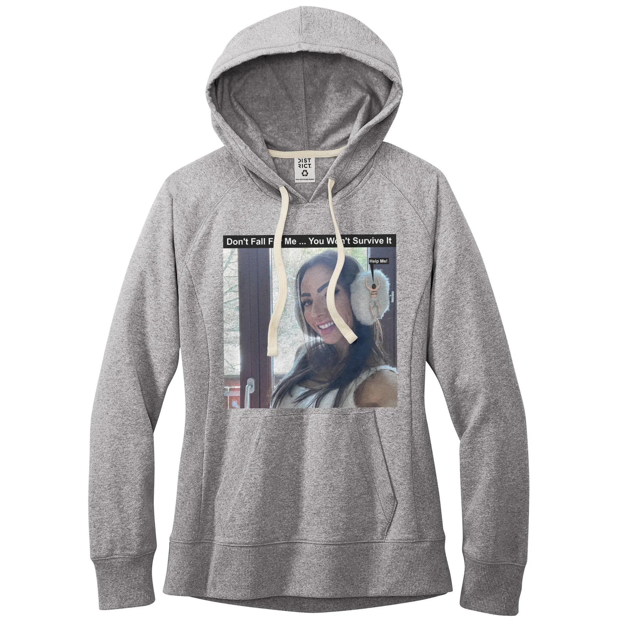 Women's Meme Hoodie - Don't Fall For Me You Won't Survive